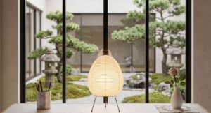 Japanese Washi Paper Lamp