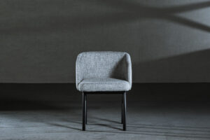 Low-Profile Bouclé Chair