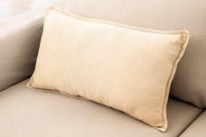 Oversized Linen Lumbar Pillow